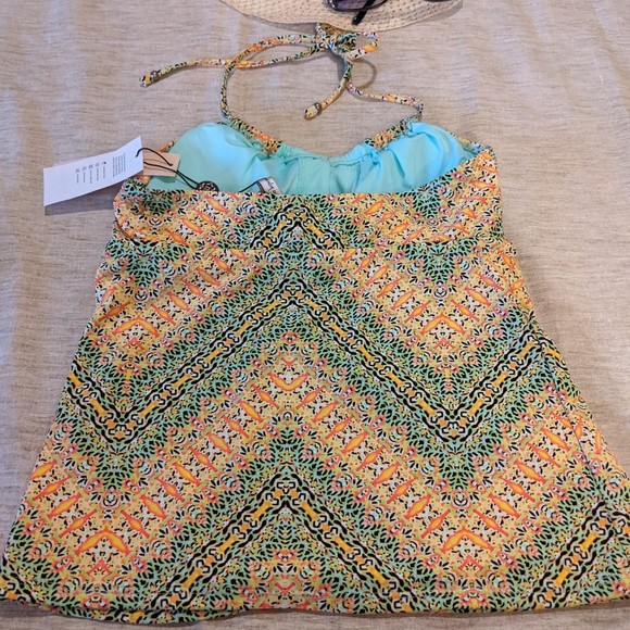 Nanette Lepore Tankini Bikini 3 piece set NWT XS - Picture 2 of 15